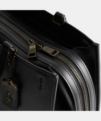 コーチ ローグ 30 ブラック ローグ トップ ハンドル カラーブロック | COACH/コーチ | 三越
